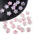 Czech Glass Beads Cherry Blossom 10mm Iridescent Pastel 50pcs 3