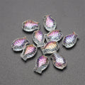 Electroplated Small Fish Glass Beads 10x14mm Translucent 30pcs 6