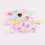 Transparent Enamel Lollipop Series Acrylic Beads 20-30mm Playful Mixed 20pcs 5