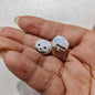 Plating Pumpkin Acrylic Beads 13x16mm Glossy Halloween Face 100pcs 2