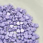 Heart Metal Beads 5mm Baking Painted Colorful Flat 50pcs 12