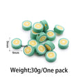 Flat Clay Beads Fruit and Christmas Tree Pattern Polymer 50pcs 7