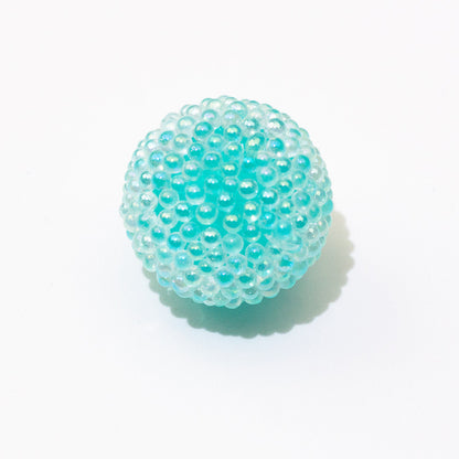 Opaque Bubblegum Beads 15-19mm Macaron Textured Raised Dots 10pcs 12