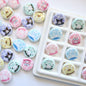 Disc Acrylic Beads 18mm Sanri Figures Pastel Mixed 20pcs 2