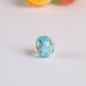 Lampwork Glass Beads Round 8 10 12mm Luminous Porcelain Gold Foil 5pcs 13