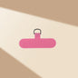 Fabric Tether Tabs Keychain Accessories 55mm Metal D Ring 20pcs 9