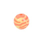 Cartoon Round Acrylic Beads 14mm Striped Complementary Colors 50pcs 7