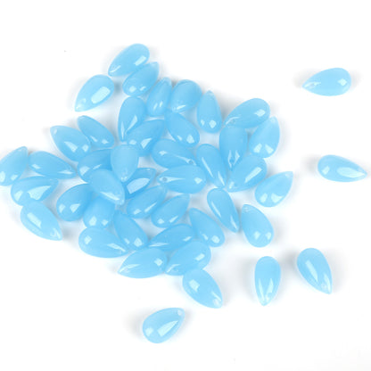 Czech Glass Beads Teardrop 8x14mm Smooth Polished 10pcs 18