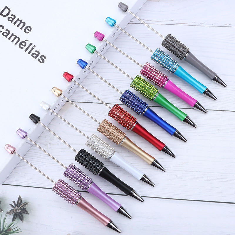 Beadable Pen Rhinestone Studded Metallic Colorful 1.0 mm Tip 2
