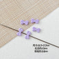 Baking Painted Christmas Tree and Bells Metal Beads 20pcs Festive Colors 7