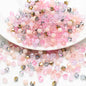 Electroplated Seed Glass Beads 4mm Lake Blue Metallic Shine 200pcs 4