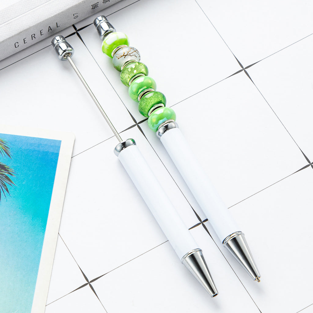Beadable Pen Metal Black Ink Customizable Metal Body 15.1cm 2