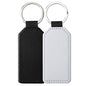 Sublimation Blank Keychain White Metal Ring Multiple Shapes 14