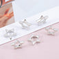 Hollow Geometry Acrylic Beads CCB Plastic Star Heart Flower 100pcs 13