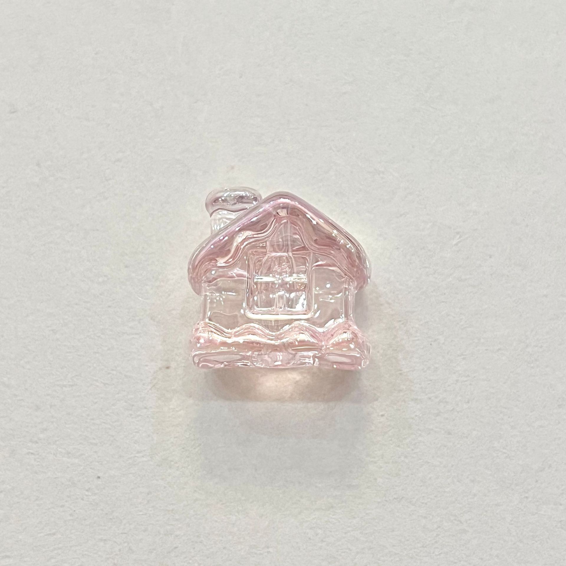 Transparent Snow House Acrylic Beads 20mm Assorted Colors 10pcs 7