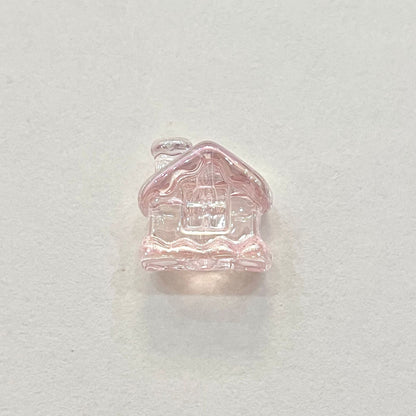 Transparent Snow House Acrylic Beads 20mm Assorted Colors 10pcs 7