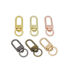 Zinc Alloy Metal Door Buckle Keychain Hook 33mm 50pcs Multi Finish 4