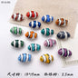Hand Painted Fish Ceramic Beads 13x19mm Glazed Clownfish 1pc 21