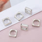 Hollow Geometry Acrylic Beads CCB Plastic Star Heart Flower 100pcs 7