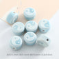 Flat Acrylic Beads 16mm Light Color Taichi Ceramic 10pcs 7