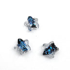 Lampwork Glass Beads Star Pattern Geometric Shapes Celestial 10pcs 5