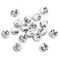 UV Plating Round Acrylic Beads 16mm Funny Emoji Faces 50pcs 10