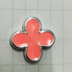Clover Enamel CCB Plastic Acrylic Beads 30mm Glossy Gold Outline 50pcs 6
