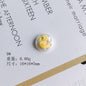 Hand Painted Irregular Shaped Acrylic Beads Imitation Pearl 10pcs 13