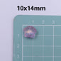 Transparent Shell Resin Beads 14mm Iridescent Multicolor 50pcs 14