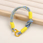 Patterned Macrame Dual Ring Phone Charm Polyester 33cm 2pcs 18