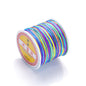 Nylon Rainbow Variegated Beading Thread 0.8mm Diameter 60m Spool 11