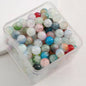 Crackle Glass Beads 10mm Gradient Pastel Colors 60pcs 7