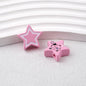 Star Acrylic Beads 22mm Cat Pattern Glossy Colorful 20pcs 10
