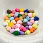 Heart Metal Beads 11mm Baking Painted Meteorite Zinc Alloy 20pcs