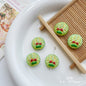 Forest Series Gilded Lampwork Glass Beads Nature Inspired Vintage 10pcs 5
