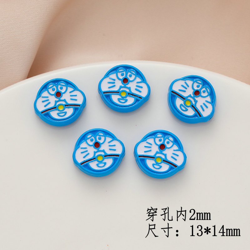 Cartoon Character Metal Beads Painted Enamel Alloy 10pcs 22