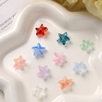 Lampwork Glass Beads Irregular Starfish 15mm Translucent Colors 20pcs 2