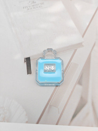 Painted Perfume Bottle Acrylic Beads 29mm Enamel Finish 50pcs 8