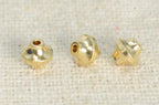 Brass UFO Spacer Beads 4mm Smooth 100pcs 6