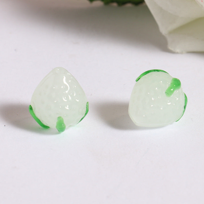 Lampwork Glass Beads Fruit Collection Glow in the Dark Detailed 20pcs 16