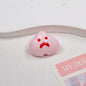 Painted Sad Cloud Acrylic Beads 20mm Glossy Colorful 50pcs 9