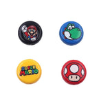 Flat Round Acrylic Beads 17mm Mario Print Colorful 50pcs 5