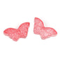 Electroplated Butterfly Glass Beads 8mm x 15mm Shimmering Colors 100pcs 11