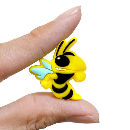 Silicone Focal Beads Bumblebee Holding Wings 20pcs 4