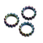 UV Scratch Resistant Balsam Pear Ring Bead Frame Acrylic 10pcs 7