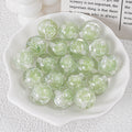 Blooming Flower Resin Beads 16mm Round Colorful 20pcs 5