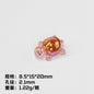 Glow In The Dark 3D Turtle Resin Beads 20mm Colorful Glossy 10pcs 13