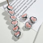 Plating Glitter Floral Heart Acrylic Beads 12mm Pastel Colors 50pcs 8