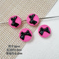 Round Bow Metal Beads 16mm 12mm Baking Painted 20pcs 9