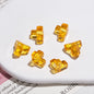 Transparent Square Acrylic Beads 9mm Tetras Colorful 30pcs 8